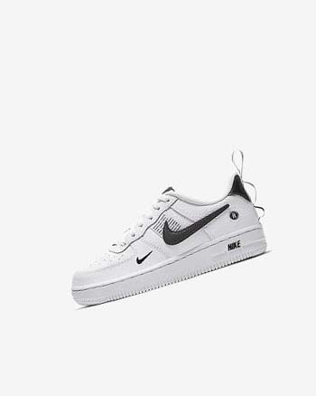 Nike Force 1 LV8 Utility Blancos Negros Amarillos Blancos | MX 5231